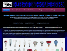 Tablet Screenshot of elektrotehna-sistem.co.rs